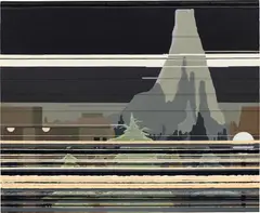 Landscape by Liu Wei, 2010, oil on canvas, sold Dec 2020
