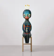 Izumi Katō, Untitled, 2017, wood, acrylic and soft vinyl