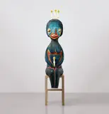 Izumi Katō, Untitled, 2017, wood, acrylic and soft vinyl