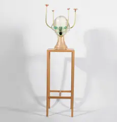 Untitled by Izumi Katō, 2016, soft vinyl, urethane foam, wood, sold Dec 2020