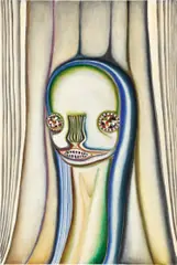 Untitled by Izumi Katō, 2008, oil on canvas, sold Dec 2020