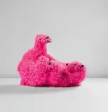 Paola Pivi, Mama no more diapers, please, 2013, urethane, plastic, feathers