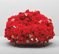 KAWS: MONSTER by Kaws and Estudio Campana, 2019, plush toys, bronze, sold Dec 2020