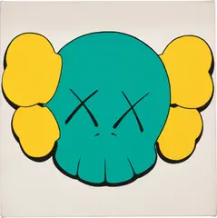 UNTITLED by Kaws, 2000, acrylic on canvas, sold Dec 2020