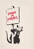 Because I'm Worthless by Banksy, 2004, screenprint in colours on wove paper, sold Dec 2020