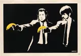 Pulp Fiction by Banksy, 2004, screenprint in colours on wove paper, sold Dec 2020