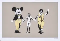 Napalm by Banksy, 2005, screenprint in colours on wove paper, sold Dec 2020