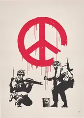 CND by Banksy, 2005, screenprint in colours on wove paper, sold Dec 2020