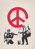 CND by Banksy, 2005, screenprint in colours on wove paper, sold Dec 2020