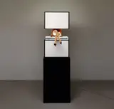 Ikki Miyake, No. 19 Suashi Kotoba ''Perfume'', for Chanel, 2007, wood sculpture, acrylic, cardboard and light box