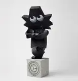 Michael Lau, Thinking (What? We: Want! Series), 2018, polyurethane sculpture and cement stand