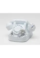 Daniel Arsham x Dior, Eroded Telephone Future Relic, 2020, hydrostone and quartz crystals