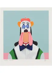 George Condo, Droopy Dog Abstraction, 2017, screenprint in colours on Coventry Rag paper