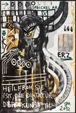 Jonathan Meese, GEFUMML Hottie Brullt, 2012, oil and acrylic on canvas