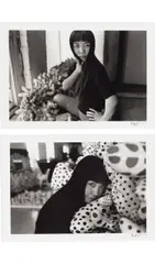 Two Works: (i-ii) Yayoi Kusama by Eikoh Hosoe, 2017, gelatin silver print, sold Oct 2020
