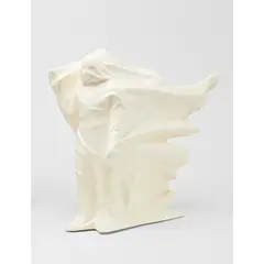 Hollow Figure by Daniel Arsham, 2018, cast opaque white resin, offered Oct 2020