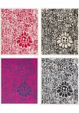 Four Works: Flower Collaboration with MADSAKI (i) A (Red); (ii) A (Beige); (iii) A (Pink); (iv) A (Black) by Takashi Murakami & Madsaki, 2017, screenprints in colours on smooth paper, sold Oct 2020
