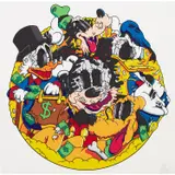 Matt Gondek, MOUSE AND FRIENDS, 2018, offset lithograph in colours on Somerset Velvet Fine Art Paper
