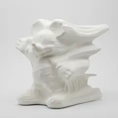 Daniel Arsham x APPortfolio, Hollow Mickey, 2019, cast opaque white resin
