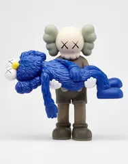 GONE (Brown) by Kaws, 2019, painted cast vinyl, sold Oct 2020