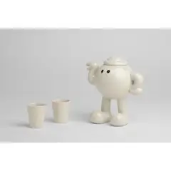 James Jarvis x Case Studyo, TEAPOT, 2019, glazed porcelain