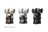 Kaws, Three Works: TOGETHER (i) (Black); (ii) (Grey); (iii) (Brown), 2018, painted cast vinyl