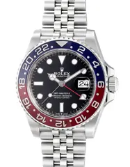 Rolex, A fine and attractive stainless steel dual time automatic wristwatch with center seconds, date, ceramic bezel, bracelet, guarantee and presentation box, Circa 2019