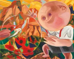 Dana Schutz, Boy with Bubble, 2015, oil on canvas