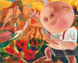 Dana Schutz, Boy with Bubble, 2015, oil on canvas