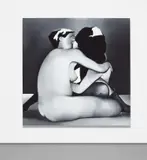Tomoo Gokita, Embrace, 2017, acrylic gouache on canvas