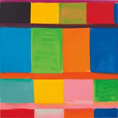 Breathless by Stanley Whitney, 2018, oil on linen, sold May 2019