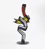 Roy Lichtenstein, Brushstroke Sculpture, 1981, painted bronze