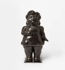 Niña by Fernando Botero, 1981, bronze with dark brown patina, sold May 2019