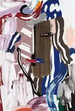 Roy Lichtenstein, Head, 1986, oil and Magna on canvas