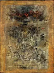 Zao Wou-ki, Ailleurs, 1955, oil on canvas
