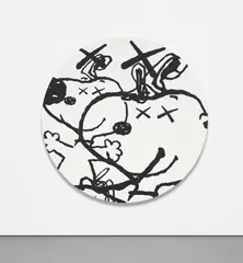 UNTITLED (MBFL6) by Kaws, 2015, acrylic on canvas, sold May 2019