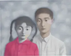 Zhang Xiaogang, Bloodline: Big Family No. 11, 1998, oil on canvas