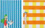Mr., Two works: (i) Wheat Tea 1ℓ; (ii) I have many of them, 2000, acrylic on canvas