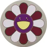 Flower of Joy - Blackberry Madness by Takashi Murakami, 2007, acrylic and platinum leaf on canvas laid on board, offered May 2019