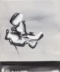 Jumpy Jitters by Tomoo Gokita, 2008, acrylic gouache on linen, sold May 2019