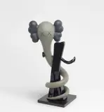 Kaws, BORN TO BEND, 2013, painted bronze