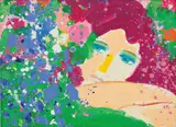 Walasse Ting, I Think Of You, 1985, acrylic on canvas
