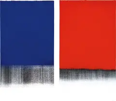 Kim Sou Sou, Two Works: (i) Untitled; (ii) Untitled, 2018, oil on canvas