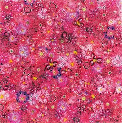 Tetsutaro Kamatani, Proliferation - lips, 2015, mixed media on canvas