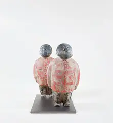 Zhu Wei, China China (Painted Pottery Edition), 2008, aluminium and lacquer paint