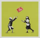 No Ball Games (Green) by Banksy, 2009, screen print on paper, sold May 2019