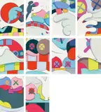Kaws, Ten Works: BLAME GAME, 2014, screenprint