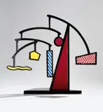 Roy Lichtenstein, Mobile I, 1989, painted bronze