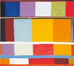 Winter Rap by Stanley Whitney, 2005, oil on linen, sold Nov 2019