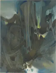 Le 30 mars 1982 by Chu Teh-chun, 1982, oil on canvas, offered Nov 2019